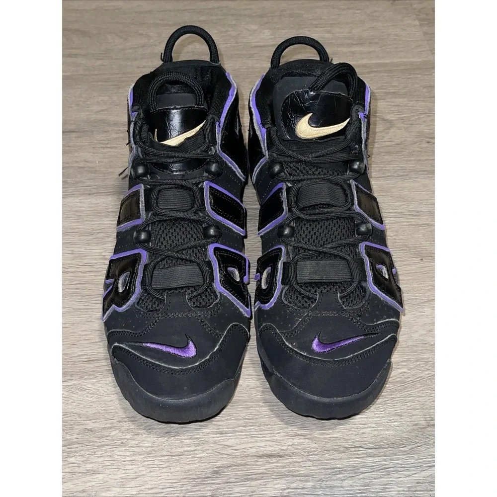 Size 7Y (GS) - Nike Air Uptemp Black Action Grape DX5954-001